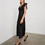 Mckenna Dress in Black Eyelet