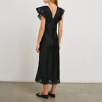 Mckenna Dress in Black Eyelet