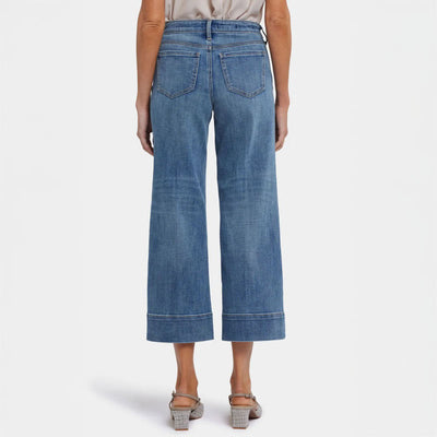 NYDJ Teresa Wide Leg Ankle Jeans in Majorca Bay