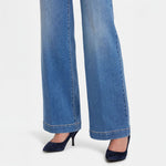 Teresa Wide Leg Jeans in Water Canyon