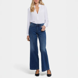 NYDJ Teresa Wide Leg Jeans in Rio Rapids