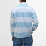 BARBOUR Newgate OS Rugby Shirt in Sky