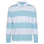 BARBOUR Newgate OS Rugby Shirt in Sky