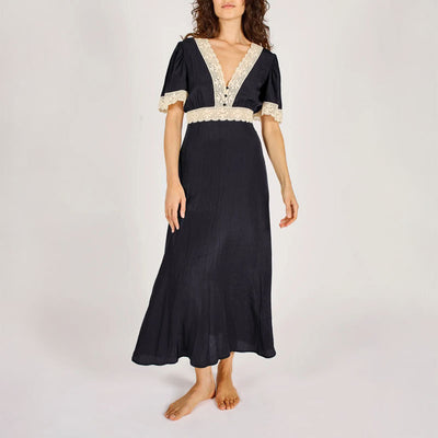 TRAFFIC PEOPLE Felicity Dress in Navy