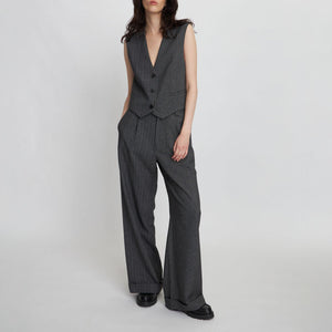 Tailored Pants in Charcoal