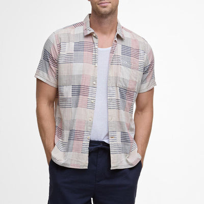 BARBOUR Oakshore Summer Fit Shirt in Washed Stone