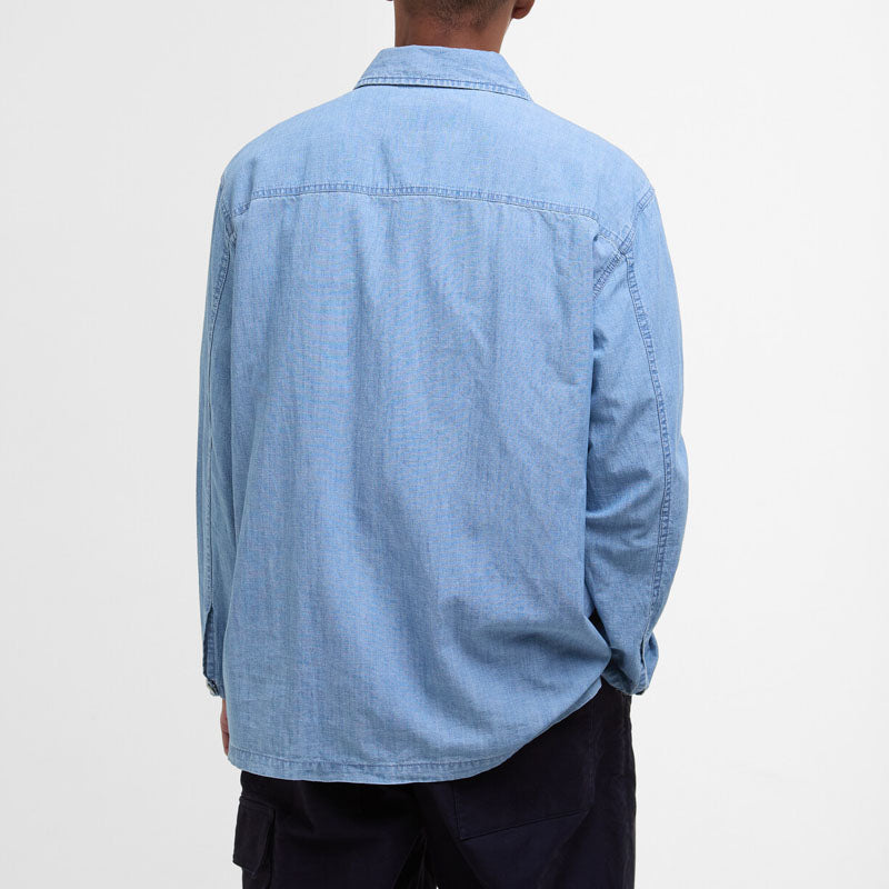 BARBOUR Markham Chambray Smock Shirt in Chambray