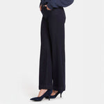 Teresa Wide Leg 1/2 Hem Jeans in Magical