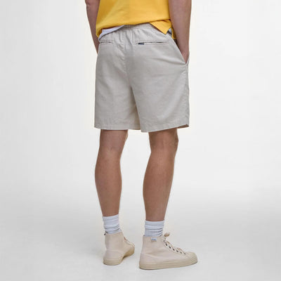 BARBOUR Cotton Linen Relaxed Short in Mist