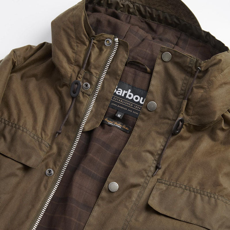 Durham Re-engineered Wax Jacket in Beech