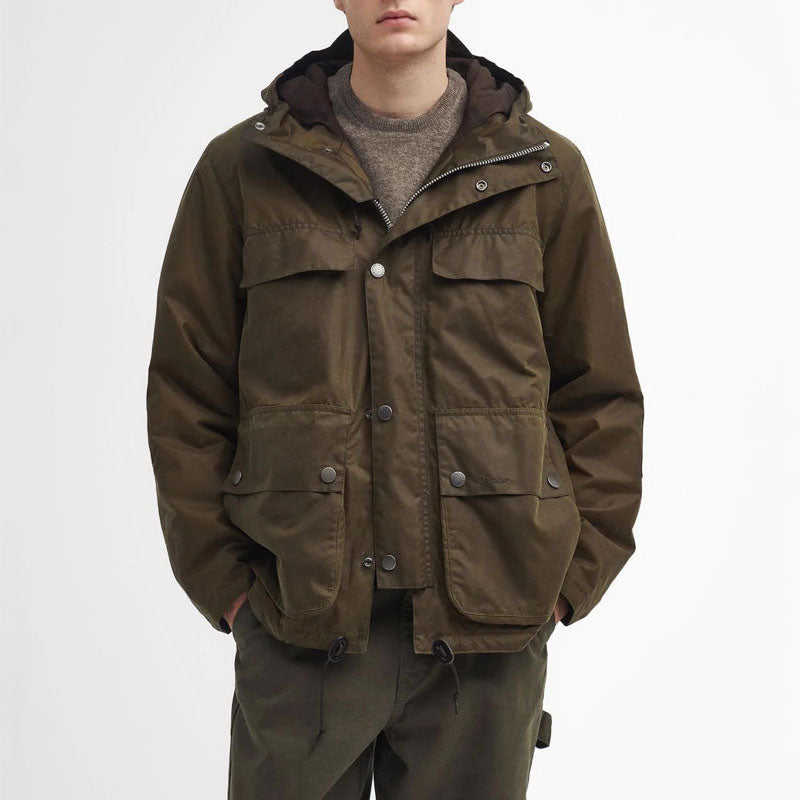 Durham Re-engineered Wax Jacket in Beech