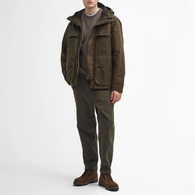 Durham Re-engineered Wax Jacket in Beech