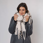 Malika Scarf in Birch Check