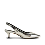 Maxine Slingback in Silver Metallic