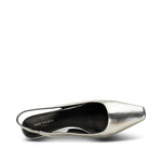 Maxine Slingback in Silver Metallic