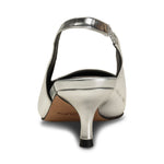 Maxine Slingback in Silver Metallic