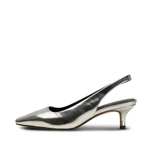 Maxine Slingback in Silver Metallic