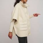 Mel Wool Cape in Birch