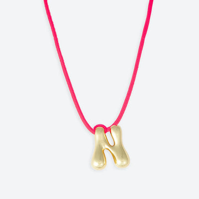 LA MOME BIJOU N Initial Joy Letter Necklace in Gold