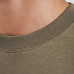 Norse Standard Heavy Loose T Shirt in Sediment Green