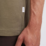 Norse Standard Heavy Loose T Shirt in Sediment Green