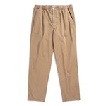 Ezra Relaxed Organic Stretch Twill Trouser in Utility Khaki