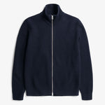 Hagen Cotton Wool Jacket in Dark Navy