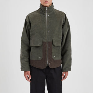 Hakon Solotex Corduroy Reversible Jacket in Ivy Green