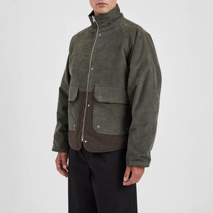 Hakon Solotex Corduroy Reversible Jacket in Ivy Green