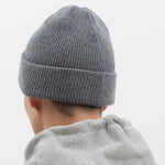 Norse Beanie Hat in Grey Melange