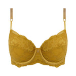 Natsuki Lace Balcony Bra in Antique Gold