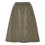 Nicoline Quilt Skirt in Army