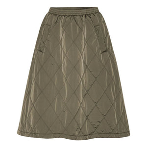 Nicoline Quilt Skirt in Army