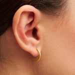 Small Non Hoop Earrings in Gold