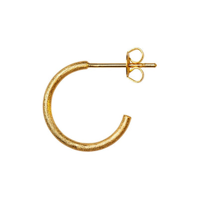 Small Non Hoop Earrings in Gold