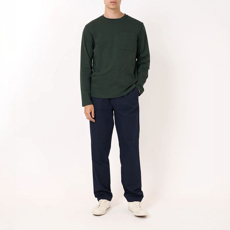 Heavy L/S T Shirt in Tavistock Dark Green