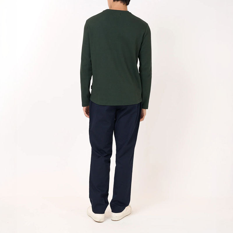 Heavy L/S T Shirt in Tavistock Dark Green