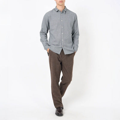 Clerkenwell Tab Shirt in Oxman Grey