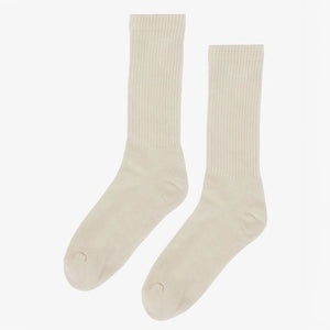 Organic Active Socks in Ivory White