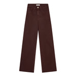 Paula Denim pant in Brick Brown