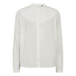 Wiona Bib Shirt in White