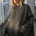 Nita Bomber Jacket in Army