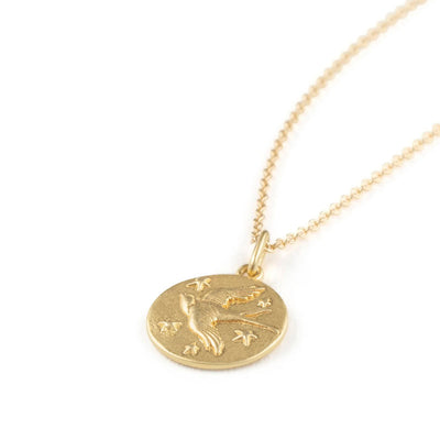 WANDERLUST LIFE Petite Swallow Pendant Necklace