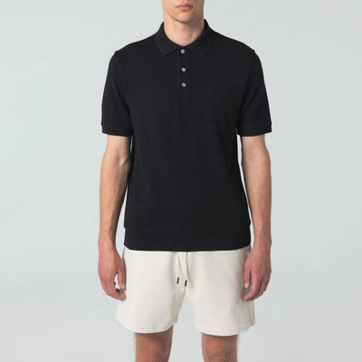 Polo Shirt in Caviar