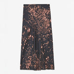 Printed Viscose Fluid Skirt in Multi