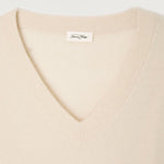 Raxow V Neck Jumper in Natural