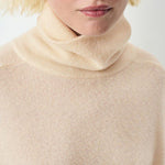 Raxow Roll Neck Jumper in Natural