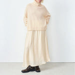 Raxow Roll Neck Jumper in Natural