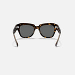 RAY-BAN State Street RB2186 Sunglasses in Polished Havana/Dark Grey