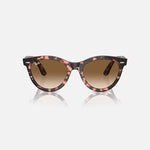 RAY-BAN Wayfarer Way 133451 Sunglasses in Polished Pink Havana/Clear/Brown